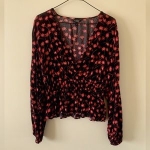 Express floral blouse